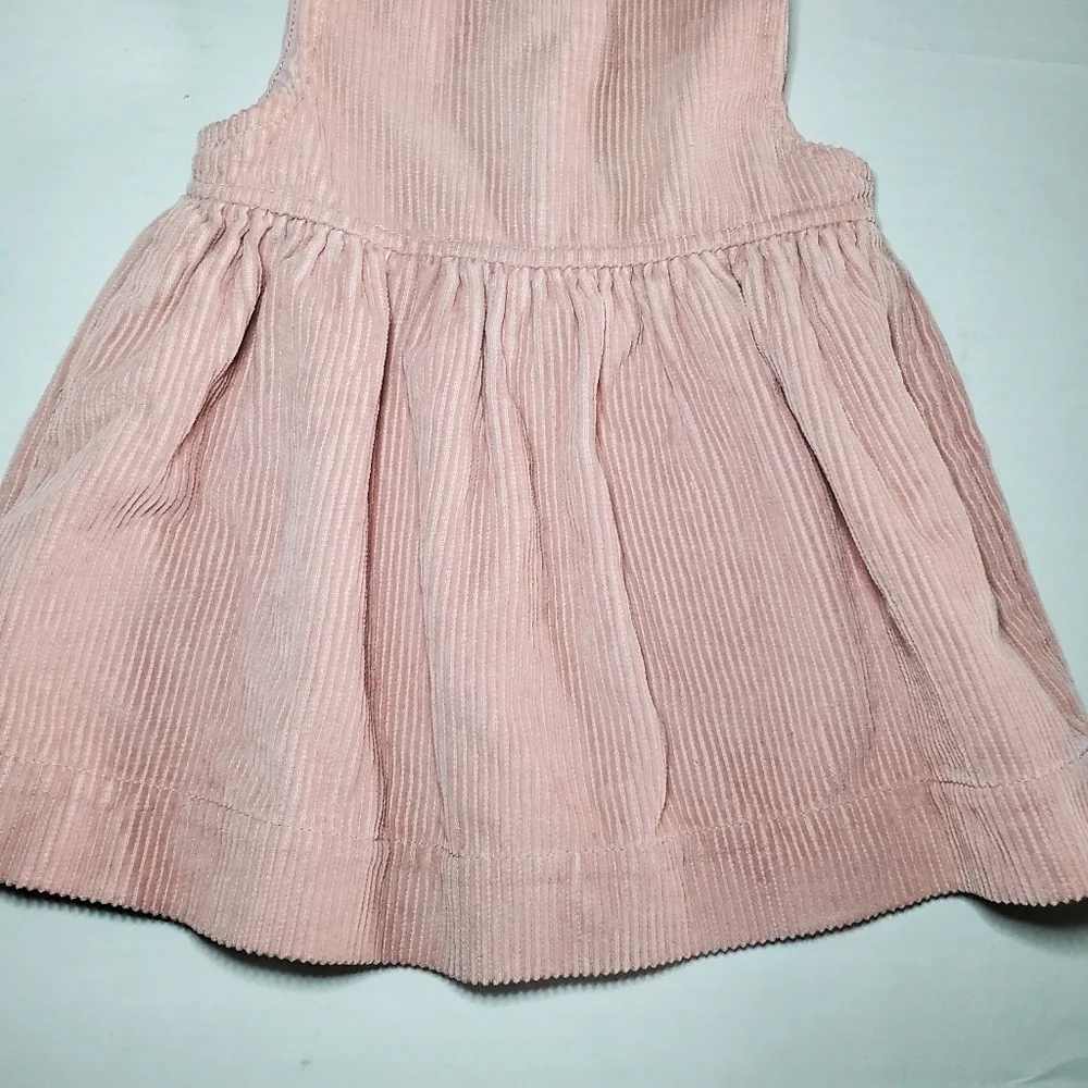 Baby Gap Corduroy Dress Pink Sz 3-6M Bow